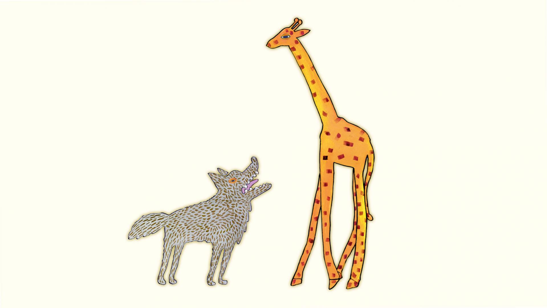 wolf und giraffe 2